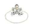 Toe Ring - T18 - Crystal Illusion - Frog ~ Clear AB