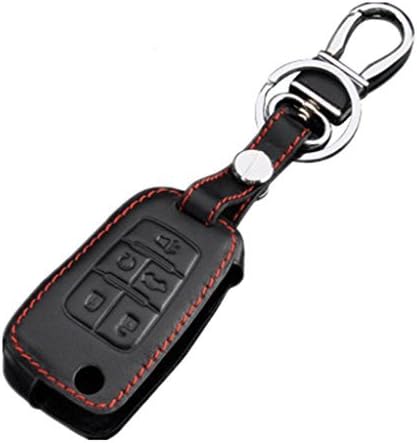 Leather Keyless Entry Remote Control Key Fob Cover Case protector for Chevrolet Camaro Cruze Equinox Impala Malibu Sonic