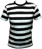 Rock Star Academy Black and White Striped T-Shirt