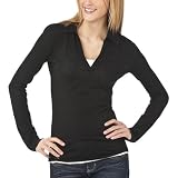 Converse One Star Womens Long Sleeve Polo - Ebony