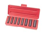 TEKTON 4830 1/4-Inch Drive Deep Impact Socket Set, Metric, 9-Piece