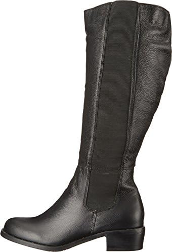 Fitzwell Women's Trenton Extra Wide Calf Black Tumble Boot 8 M