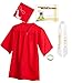 Jostens Children's Unisex Graduation Cap And Gown Set - Blue - Medium (52 inches) - Formal - Polyester - Graduation Cap Gown Sets