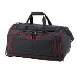 ESPRIT Sport-Reisetasche SuperLight, black-red, 60x33x33, 11541