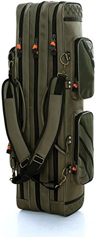 Cityvivo Waterproof Triple Layer Fishing Bag Large Capacity Fishing Rod Bag Storage Case Carrier
