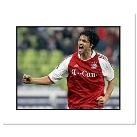 Michael Ballack Bayern Munich Double Matted 8x10 P
