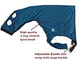 TOMARA equestrian Premium Lycra hood -Navy -Xlarge