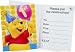 Pooh 1st Birthday Invitations