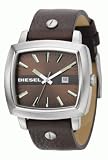 Image of Diesel DZ1225 Gents Brown Leather Strap Watch With Day/Date
