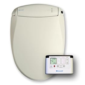 Brondell S700-RB Swash 700 Luxury Toilet Seat Round, Biscuit