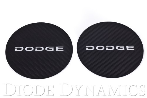 2008-2014 Dodge Challenger Carbon Fiber Shroud Accent Plates, CF Aluminum/Black, Dodge