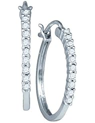 0.24CTW DIAMOND MICRO-PAVE EARRINGS