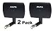 2 Pack of Alfa 2.4HGz 7dBi Booster SMA and TNC Panel High-Gain Screw-On Swivel Antenna for Routers or Network Card Adapters - Fits Linksys WRT54G, WRT54GL, BEFW11S4, WAP54G, WAP11, WSB24, WRT54GS and all 802.11g TNC connectors