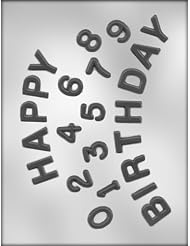 Buy CK Products Happy Birthday Letters with Numbers Chocolate Mold