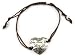 4030233 Christian Love Heart Pull String Bracelet