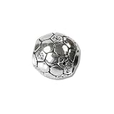 Carlo BIAGI Bead 925 Silber Fu�ball Armband Anh�nger BBS071von "Carlo Biagi Beads"