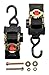 Camco 50030 Retractable Transom Tie Down Strap (2” Width, 5.5’, Bolt-On), Black