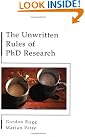 The Unwritten Rules...