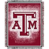 Texas A&M Aggies Triple Woven Jacquard NCAA Throw (019 Focus) by Northwest (48x60)