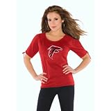 Touch by Alyssa Milano Atlanta Falcons Women's Split Sleeve Top Large