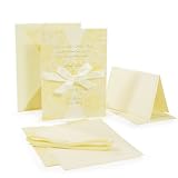 Cathy's Concepts Laura Ashley Jacket Invitation Kit, Butter Cream