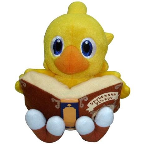 Childrens Toyshop  Toys : Final Fantasy Chocobo Reading Magic Book 12" Plush
