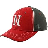 Zephyr Nebraska Cornhuskers Two-tone Slate Fitted Hat