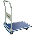 Hergestellt f�r DEMA Plattformwagen mit klappbarem Griff