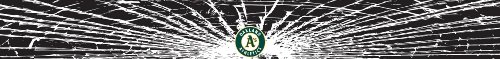 Oakland Athletics Shattered Auto Visor Decal