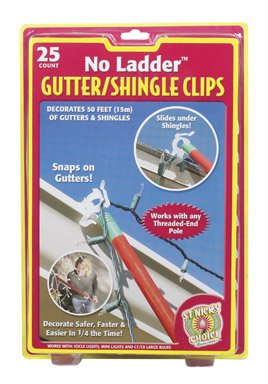 Christmas Light #97119-212 25CT Gutt/Shingle Clip