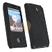 Silicone Skin Case for HTC Touch Diamond P3700, Black