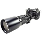 500mm ROKINON Telephoto Lens for Olympus E-volt 410, 450, 520, 600