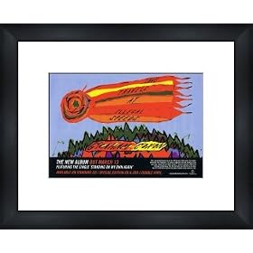 GRAHAM COXON Love Travels at Illegal Speeds - Framed Original Advert
