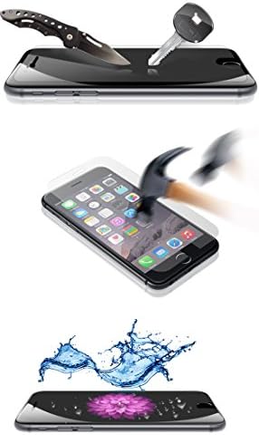 iPhone 6/6S Screen Protector, Zempi® [Front Tempered Glass], HD, Clear (4.7 in), [Back Cover PET Film], Anti-Explosion, Bubble-Free, No Fingerprint, Invisible, [0.33mm], Anti-glare, Multiple Layers, [Oleophobic], Round Edges, [Life-Time Guarantee]