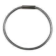 Gunmetal 3mm Omega Chain Bracelet