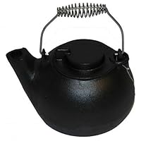 Cajun Cookware Kettles 2-quart Seasoned Cast Iron Tea Kettle - Gl10498s