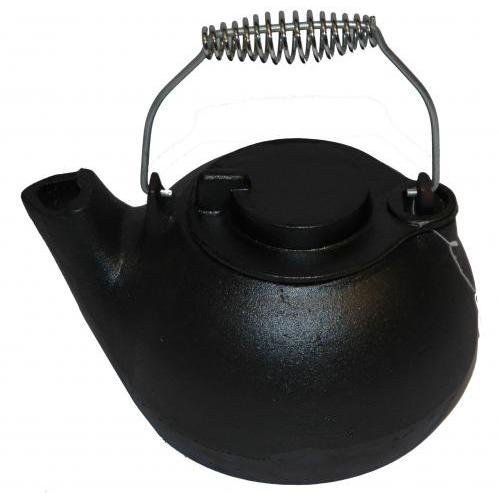 Cajun Cookware Kettles 2-quart Seasoned Cast Iron Tea Kettle - Gl10498s Cajun Cookware Kettles 2-quart Seasoned Cast Iron Tea Kettle - Gl10498s