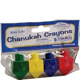 Dreidel Crayons, 4ct by Rubies