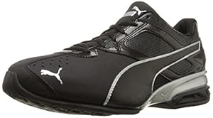 PUMA Men's Tazon 6 Cross-Training Shoe, Black/Silver, 13 M US