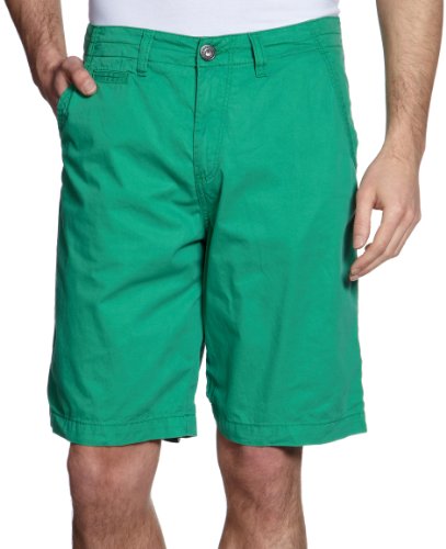 TOM TAILOR Denim Herren Bermuda 64000970912/solid twill chino, Gr. 34, Gr&uuml;n (7283) Preisvergleich