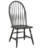 Review Carolina Cottage  / Colonial Windsor Chair - Antique Black