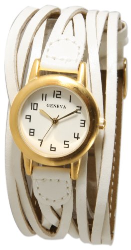 Shredded Wrap Watch-White