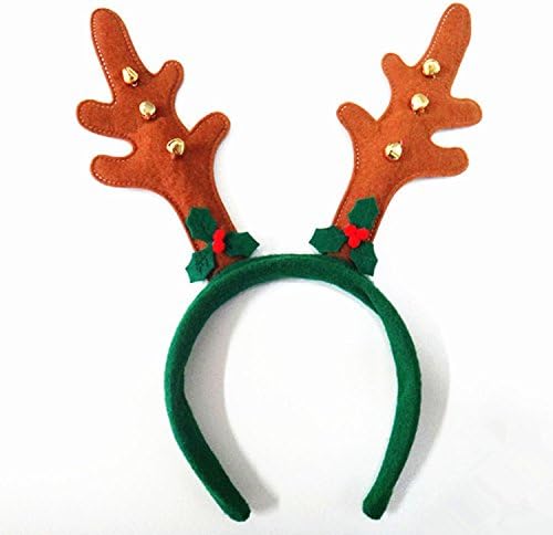 NEW 2013 holesale Santa Claus Antlers Hairbands Reindeer Antler Hat Deer Horn fabric Christmas Cap New Gift Xmas Free - It is for one pc / set