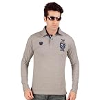 Vettorio Fratini Lifestyle-Mens Long Sleeves Regular Fit Polo Neck Solid T-Shirt | Size - Extra Extra Large | Item # 7207524