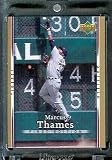 2007 Upper Deck First Edition Baseball Card #88 Marcus Thames Detroit Tigers - Mint Condition - In Protective Display Case !