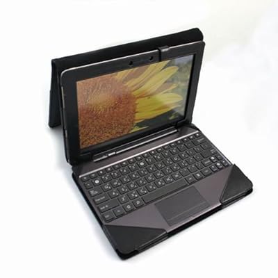 MiniSuit Synethetic Leather Rotating Case for ASUS Eee Pad Transformer Prime (Black)