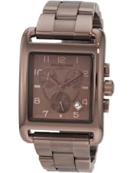 Michael Kors Womens MK5496 Davenport Chocolate Chronograph Watch