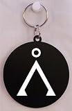 Stargate Earth Chevron Symbol Laser Engraved Key Chain