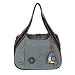 Chala Handbag Bowling Zip Tote Garden Creature Collections Indigo (Bluebird)