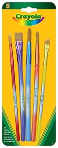 Crayola 5 Assorted Premium Paint Brushes
